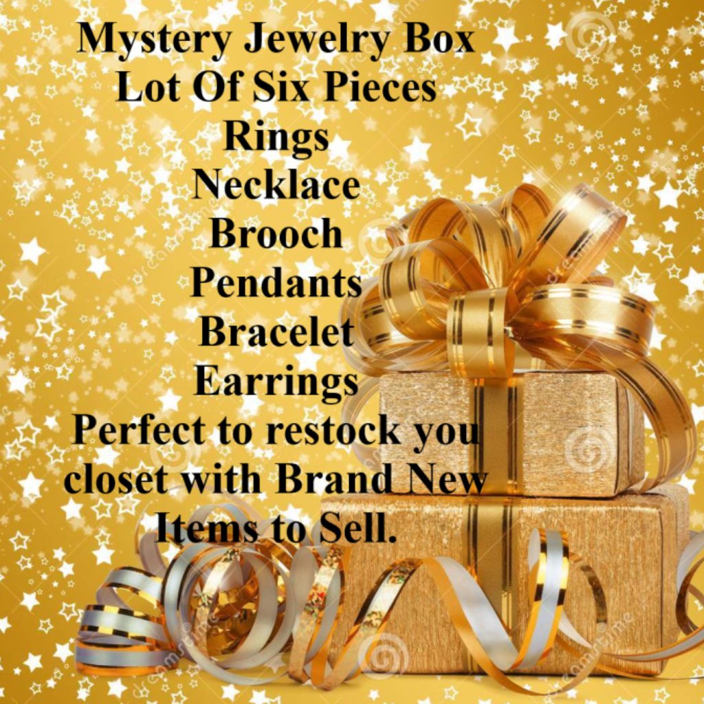 Mystery Jewely Box Lot Of Six Brand New Pieces